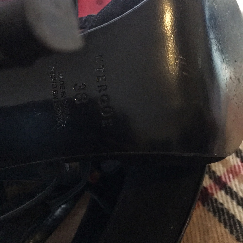 Snake 🐍 leather and suede leather shoes uterqe shoes 👠 - Picture 4 of 8
